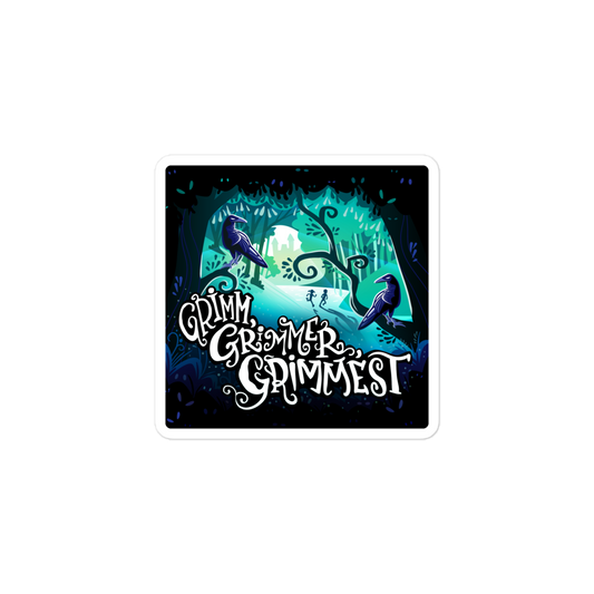 Grimm, Grimmer, Grimmest Cover Art Sticker