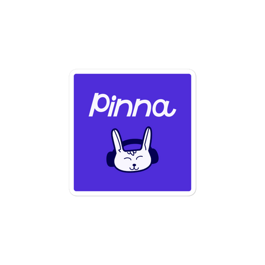 Pinna Logo Icon Square Sticker