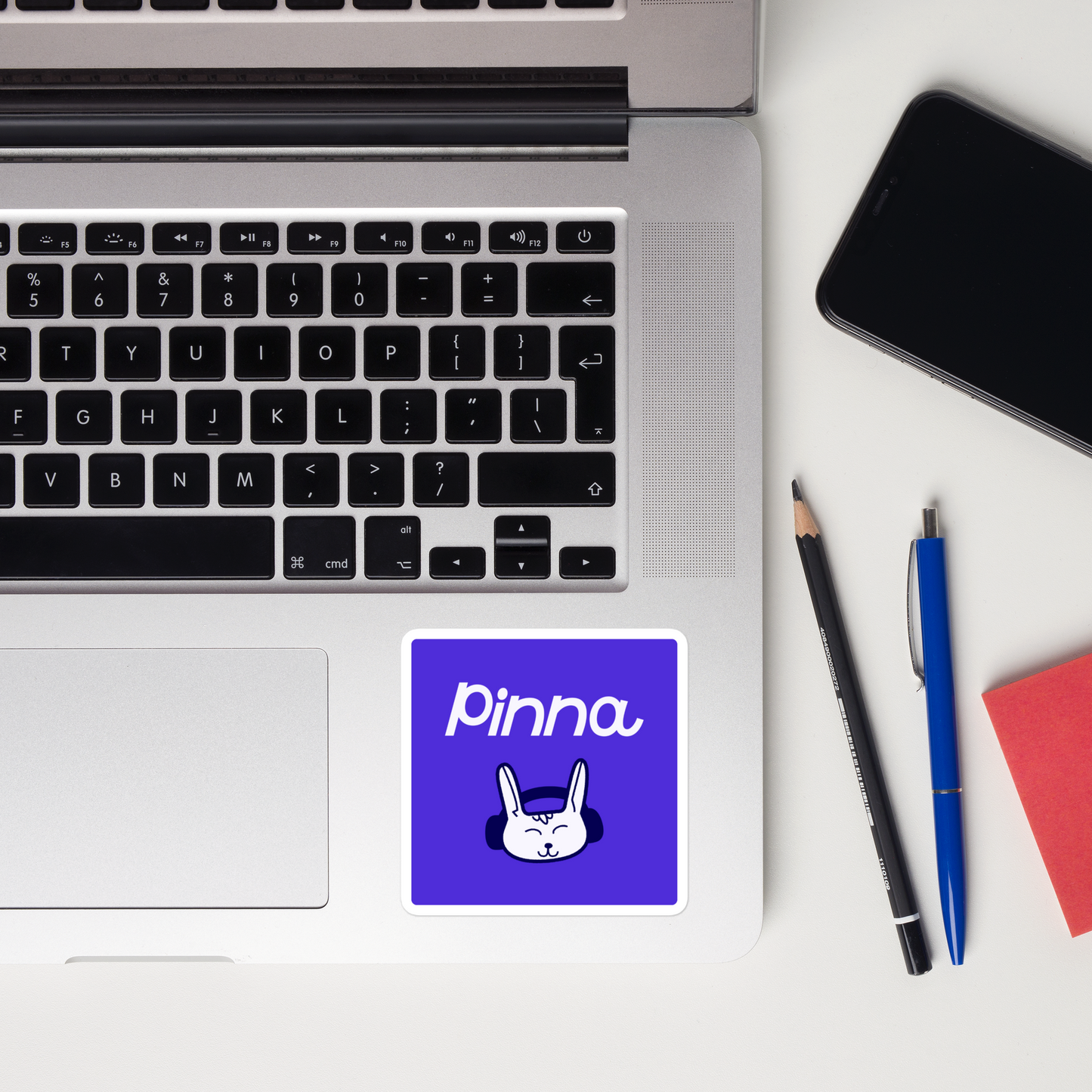 Pinna Logo Icon Square Sticker